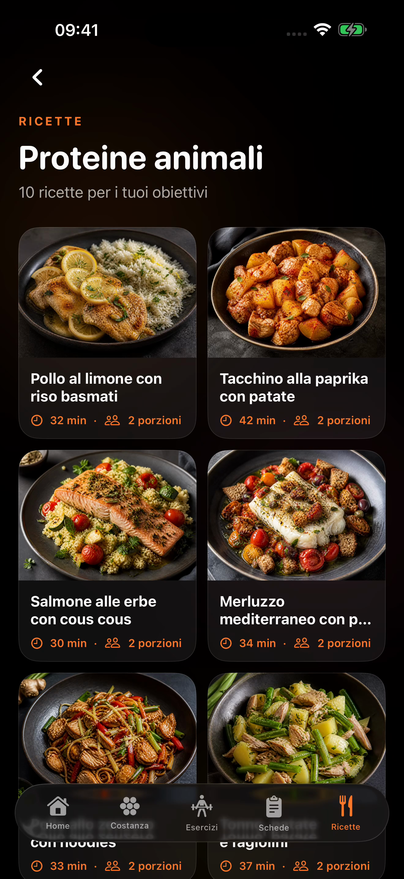 Raccolta Ricette di Keel aperta sulla categoria Proteine animali